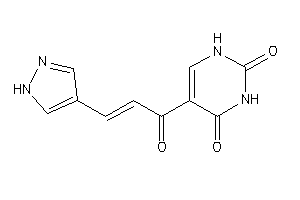 5-[3-(1H-pyrazol-4-yl)acryloyl]uracil