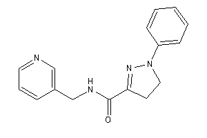 1-phenyl-N-(3-pyridylmethyl)-2-pyrazoline-3-carboxamide