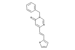 3-benzyl-6-[2-(2-furyl)vinyl]pyrimidin-4-one