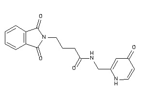 N-[(4-keto-1H-pyridin-2-yl)methyl]-4-phthalimido-butyramide