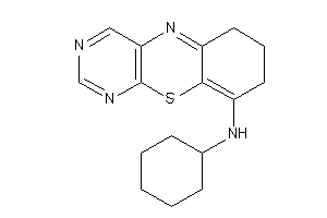 Image of Cyclohexyl(7,8-dihydro-6H-pyrimido[4,5-b][1,4]benzothiazin-9-yl)amine