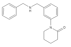 1-[3-[(benzylamino)methyl]phenyl]-2-piperidone