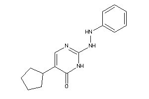 5-cyclopentyl-2-(N'-phenylhydrazino)-1H-pyrimidin-6-one