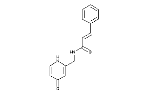 N-[(4-keto-1H-pyridin-2-yl)methyl]-3-phenyl-acrylamide