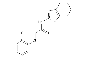 2-[(1-keto-2-pyridyl)thio]-N-(4,5,6,7-tetrahydrobenzothiophen-2-yl)acetamide