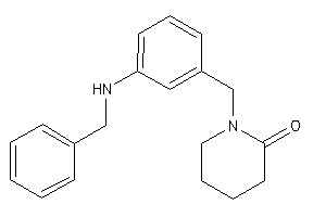 1-[3-(benzylamino)benzyl]-2-piperidone