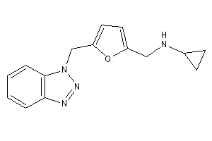 [5-(benzotriazol-1-ylmethyl)-2-furyl]methyl-cyclopropyl-amine