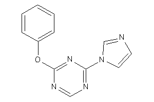 2-imidazol-1-yl-4-phenoxy-s-triazine