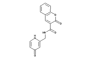 2-keto-N-[(4-keto-1H-pyridin-2-yl)methyl]chromene-3-carboxamide