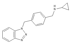 [4-(benzotriazol-1-ylmethyl)benzyl]-cyclopropyl-amine