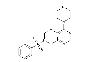 4-(7-besyl-6,8-dihydro-5H-pyrido[3,4-d]pyrimidin-4-yl)morpholine