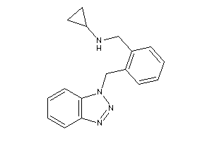 [2-(benzotriazol-1-ylmethyl)benzyl]-cyclopropyl-amine