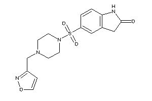 5-[4-(isoxazol-3-ylmethyl)piperazino]sulfonyloxindole