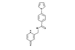 N-[(4-keto-1H-pyridin-2-yl)methyl]-4-pyrrol-1-yl-benzamide