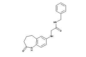 N-benzyl-2-[(2-keto-1,3,4,5-tetrahydro-1-benzazepin-7-yl)amino]acetamide