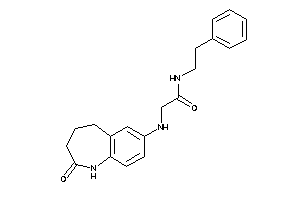 2-[(2-keto-1,3,4,5-tetrahydro-1-benzazepin-7-yl)amino]-N-phenethyl-acetamide