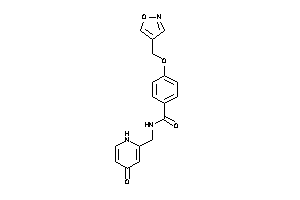 4-(isoxazol-4-ylmethoxy)-N-[(4-keto-1H-pyridin-2-yl)methyl]benzamide