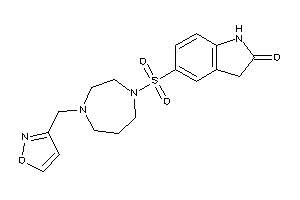 5-[[4-(isoxazol-3-ylmethyl)-1,4-diazepan-1-yl]sulfonyl]oxindole