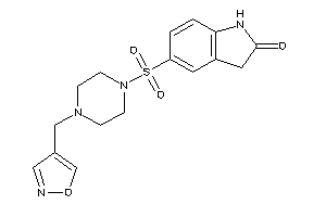 5-[4-(isoxazol-4-ylmethyl)piperazino]sulfonyloxindole