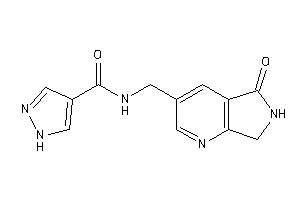 N-[(5-keto-6,7-dihydropyrrolo[3,4-b]pyridin-3-yl)methyl]-1H-pyrazole-4-carboxamide