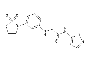 2-[3-(1,1-diketo-1,2-thiazolidin-2-yl)anilino]-N-isoxazol-5-yl-acetamide