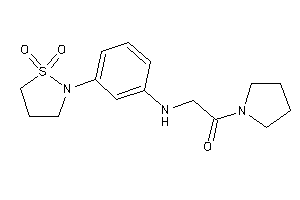 2-[3-(1,1-diketo-1,2-thiazolidin-2-yl)anilino]-1-pyrrolidino-ethanone