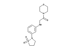 2-[3-(1,1-diketo-1,2-thiazolidin-2-yl)anilino]-1-morpholino-ethanone