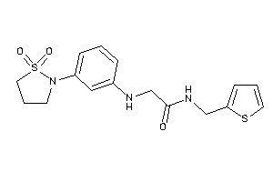 2-[3-(1,1-diketo-1,2-thiazolidin-2-yl)anilino]-N-(2-thenyl)acetamide