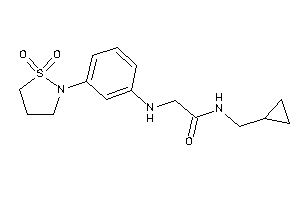 N-(cyclopropylmethyl)-2-[3-(1,1-diketo-1,2-thiazolidin-2-yl)anilino]acetamide