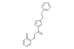 Image of 2-[(1-keto-2-pyridyl)thio]-1-(1-phenethylpyrrol-3-yl)ethanone