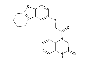 4-[2-(6,7,8,9-tetrahydrodibenzofuran-2-yloxy)acetyl]-1,3-dihydroquinoxalin-2-one