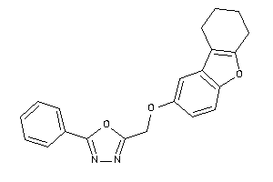 2-phenyl-5-(6,7,8,9-tetrahydrodibenzofuran-2-yloxymethyl)-1,3,4-oxadiazole