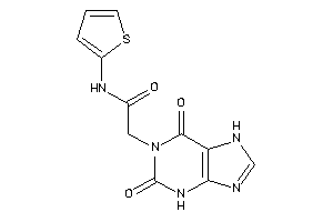 2-(2,6-diketo-3,7-dihydropurin-1-yl)-N-(2-thienyl)acetamide