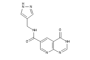 Image of 4-keto-N-(1H-pyrazol-4-ylmethyl)-3H-pyrido[2,3-d]pyrimidine-6-carboxamide