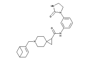 6-(4-bicyclo[3.1.1]hept-3-enylmethyl)-N-[3-(2-ketoimidazolidin-1-yl)phenyl]-6-azaspiro[2.5]octane-2-carboxamide