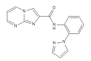 N-(2-pyrazol-1-ylphenyl)imidazo[1,2-a]pyrimidine-2-carboxamide