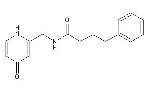 N-[(4-keto-1H-pyridin-2-yl)methyl]-4-phenyl-butyramide