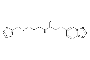 N-[3-(2-furfuryloxy)propyl]-3-pyrazolo[1,5-a]pyrimidin-6-yl-propionamide