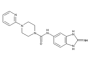 N-(2-imino-1,3-dihydrobenzimidazol-5-yl)-4-(2-pyridyl)piperazine-1-carboxamide