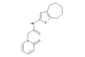 2-(2-keto-1-pyridyl)-N-(5,6,7,8-tetrahydro-4H-cyclohepta[b]thiophen-2-yl)acetamide