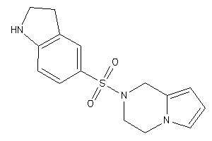 2-indolin-5-ylsulfonyl-3,4-dihydro-1H-pyrrolo[1,2-a]pyrazine