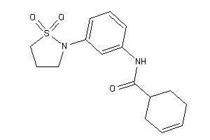 N-[3-(1,1-diketo-1,2-thiazolidin-2-yl)phenyl]cyclohex-3-ene-1-carboxamide