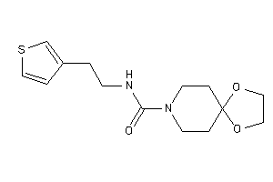 N-[2-(3-thienyl)ethyl]-1,4-dioxa-8-azaspiro[4.5]decane-8-carboxamide