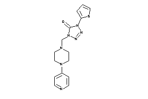 1-[[4-(4-pyridyl)piperazino]methyl]-4-(2-thienyl)tetrazol-5-one