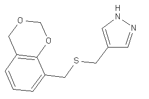 4-[(4H-1,3-benzodioxin-8-ylmethylthio)methyl]-1H-pyrazole