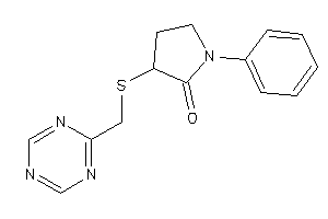 1-phenyl-3-(s-triazin-2-ylmethylthio)-2-pyrrolidone