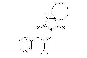 3-[[benzyl(cyclopropyl)amino]methyl]-1,3-diazaspiro[4.6]undecane-2,4-quinone