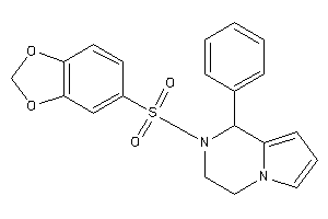 2-(1,3-benzodioxol-5-ylsulfonyl)-1-phenyl-3,4-dihydro-1H-pyrrolo[1,2-a]pyrazine