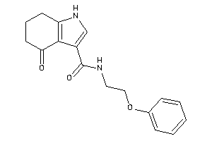 4-keto-N-(2-phenoxyethyl)-1,5,6,7-tetrahydroindole-3-carboxamide