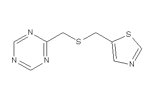 Image of 5-[(s-triazin-2-ylmethylthio)methyl]thiazole